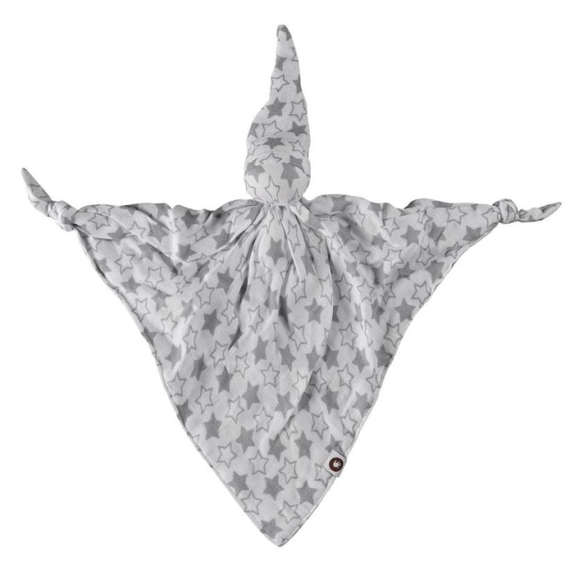 Przytulanka bambusowa XKKO BMB - Little Stars Silver 5x1szt. (Hurtowe opak.)