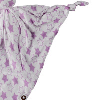 Przytulanka bambusowa XKKO BMB - Little Stars Lilac 5x1szt. (Hurtowe opak.)