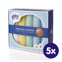 Pieluszki XKKO Organic 70x70 Organic Stare Czasy - Pastels for Boys 5x5szt. (Hurtowe opak.)