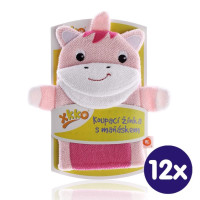 XKKO Pacynka kąpielowa (BA) - Unicorn 12x1szt. (Hurtowe opak.)