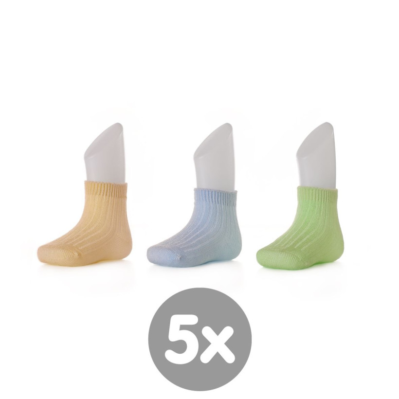 Skarpetki bambusowe XKKO BMB - Pastels For Boys (Hurtowe opak.)