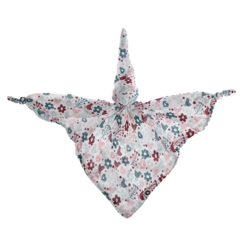 Przytulanka bambusowa XKKO BMB - Flowers&Birds Girls 5x1szt. (Hurtowe opak.)