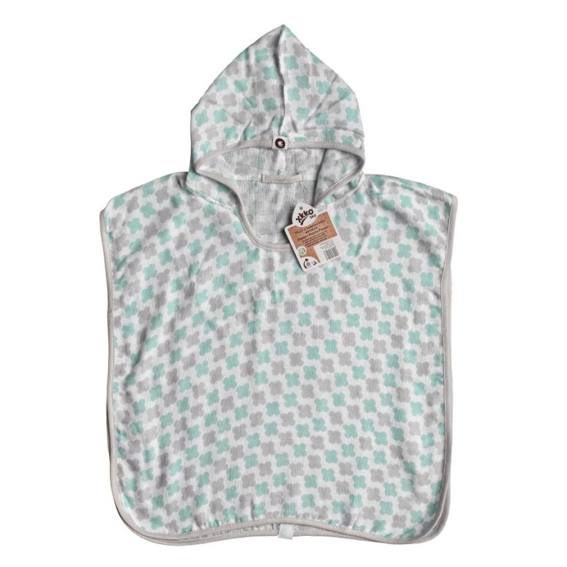 Ponczo bambusowe XKKO BMB - Cross Mint Rozmiar 1