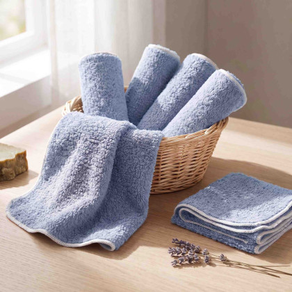 Frotte serwetki XKKO Organic 21x21 -  Baby Blue