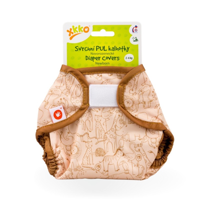 Otulacze XKKO Newborn - Safari Honey Mustard