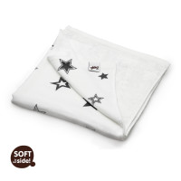 Kocyk bambusowy XKKO BMB 130x70 - Silver Stars