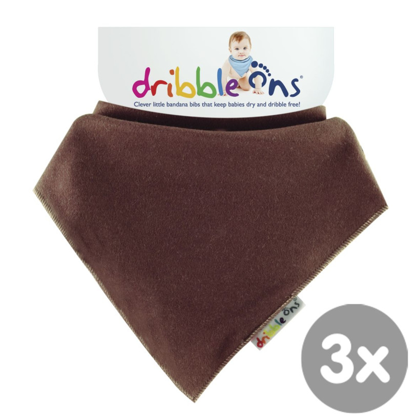 Dribble Ons Bright - Chocolate 3x1szt. (Hurtowe opak.)