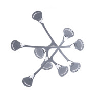 Klamerka Snappi Original by XKKO - Grey (3pack)