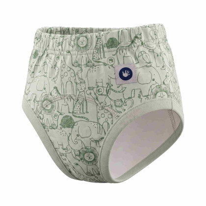 Majtki treningowe XKKO Organic - Safari Granite Green