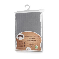 Bambusowe prześcieradło z gumką XKKO BMB 120x60 - Baby Grey 5x1szt. (Hurtowe opak.)