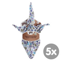 Przytulanka bambusowa XKKO BMB - Flowers&Birds Boys 5x1szt. (Hurtowe opak.)