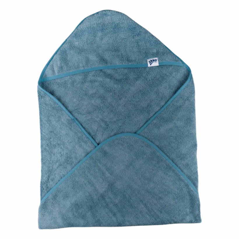 Ręcznik z kapturkiem z bawełny organicznej XKKO Organic 90x90 - Mountain Spring