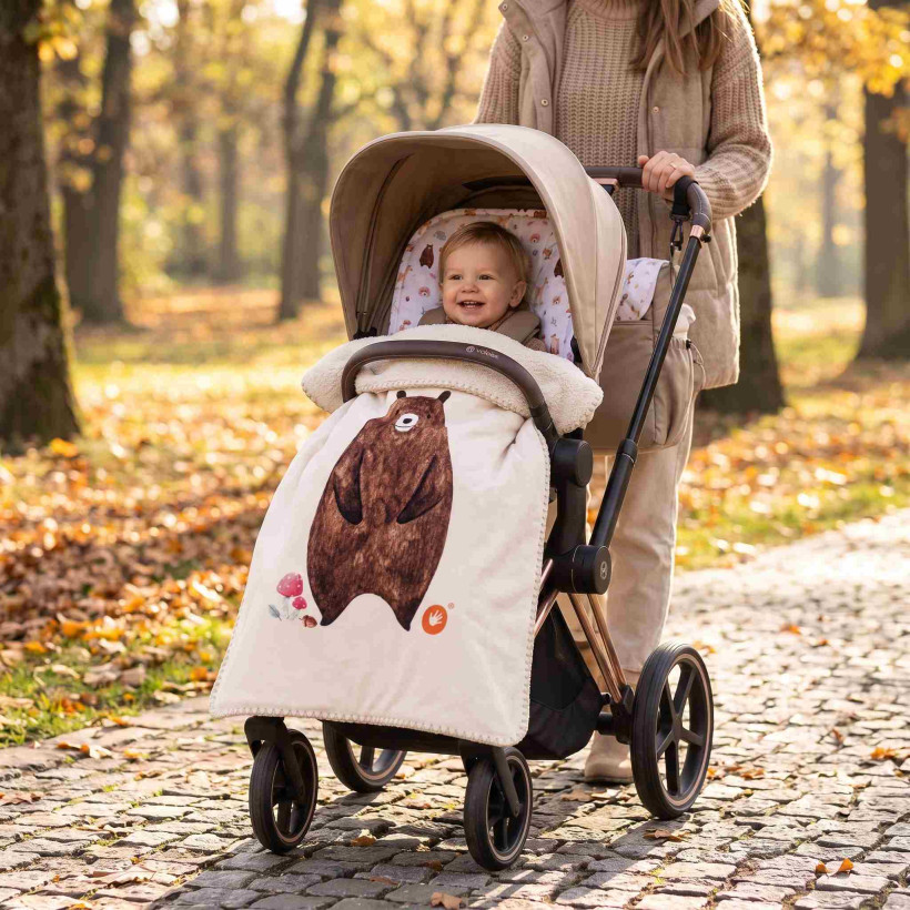 Wkładka do wózka dziecięcego XKKO LUX - Wild Forest