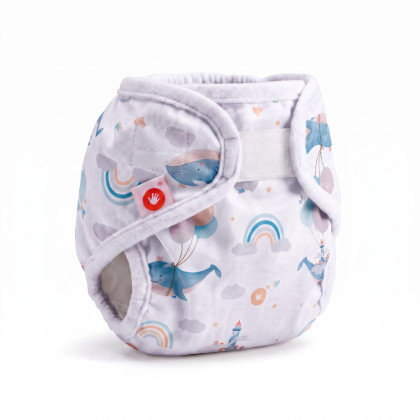 Otulacze XKKO Newborn - Sky Whale