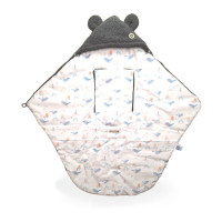 Śpiworek zimowy do fotelika samochodowego XKKO LUX - Sky Whale