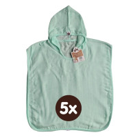 Ponczo bambusowe XKKO BMB - Mint 5x1szt. (Hurt. opak.)