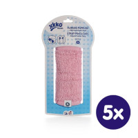Nakładki na pasy XKKO Organic - Baby Pink 5x1szt. (Hurtowe opak.)