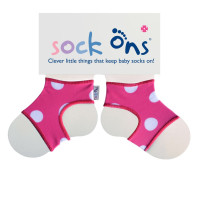 Sock Ons Designer - Pink Spots