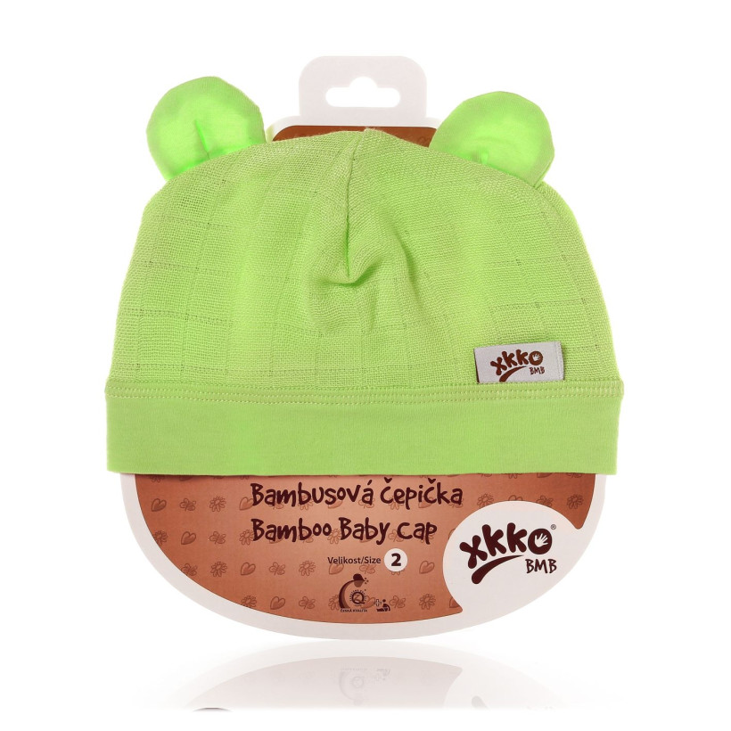 Czapka bambusowa XKKO BMB - Lime