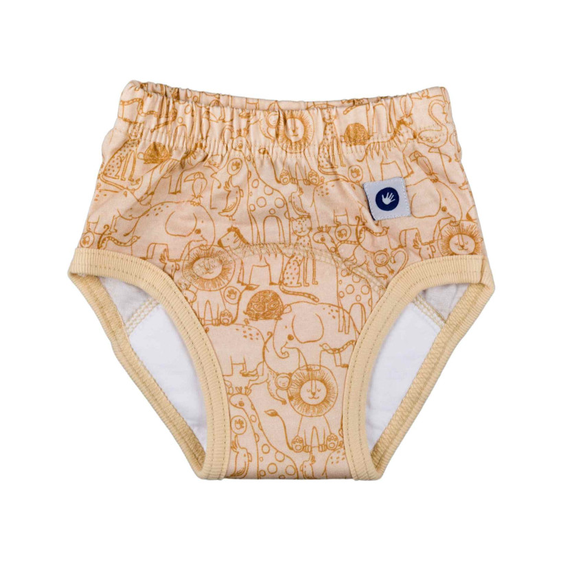Majtki treningowe XKKO Organic - Safari Honey Mustard Rozmiar L