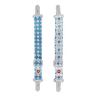 XKKO Klipsy wielofunkcyjne - Little Stars Cyan MIX 5x2Szt. (Hurt.opak.)