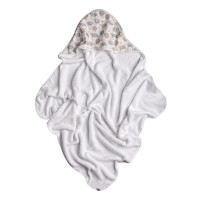 Bambusowy ręcznik z  kapturem XKKO BMB 90x90 - Dreamy Sheeps 5x1szt. (Hurtowe opak.)