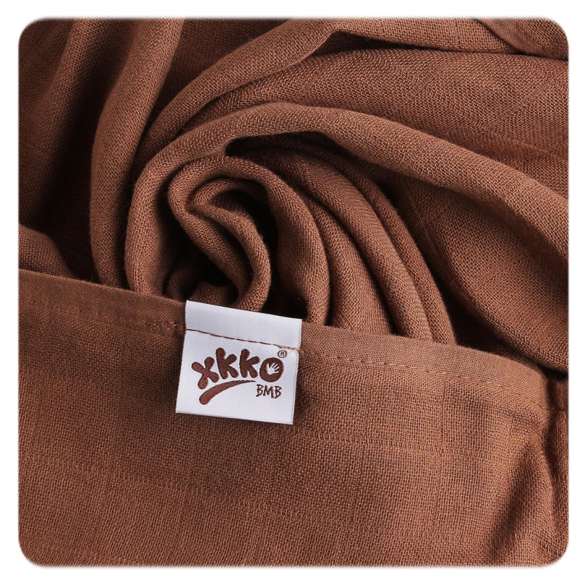 Bambusowe pieluchy XKKO BMB 70x70 - Choco MIX