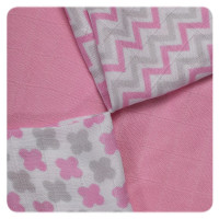 Bambusowe pieluchy XKKO BMB 30x30 - Scandinavian Baby Pink MIX