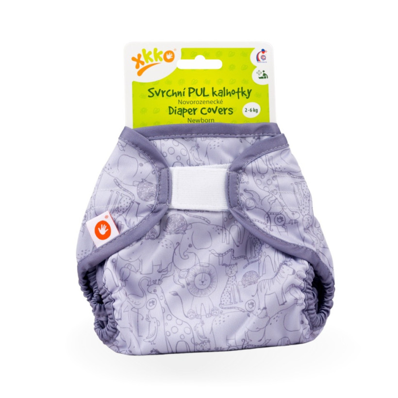 Otulacze XKKO Newborn - Safari Lavender Aura