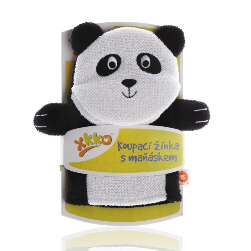 XKKO Pacynka kąpielowa (BA) - Panda 12x1szt. (Hurtowe opak.)