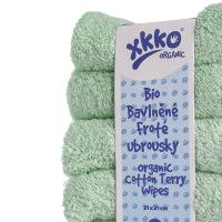 Frotte serwetki XKKO Organic 21x21 - Mint