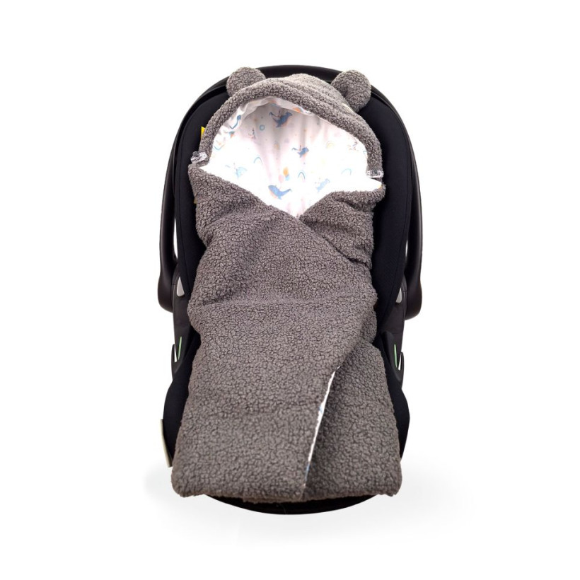 Śpiworek zimowy do fotelika samochodowego XKKO LUX - Sky Whale
