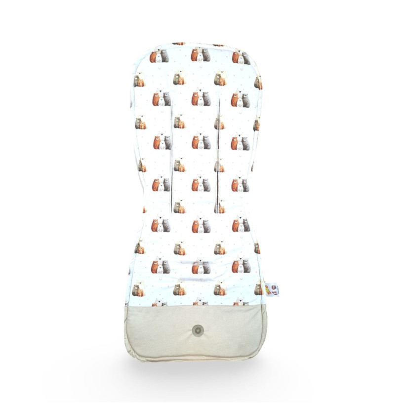 Wkładka do wózka dziecięcego XKKO LUX - Bear Family