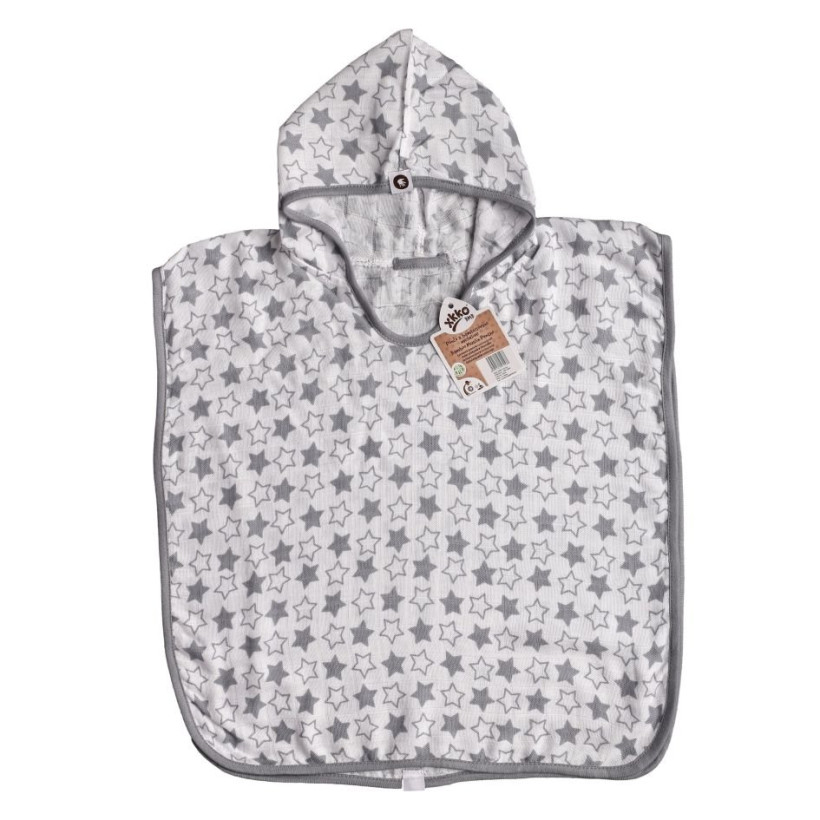 Ponczo bambusowe XKKO BMB - Silver Little Stars Rozmiar 1
