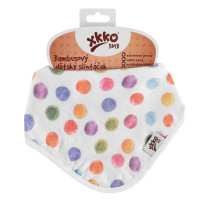 Bandanka bambusowa XKKO BMB Digi - Watercolour Polka Dots