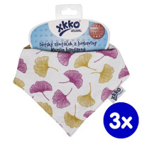 Bandanka XKKO Organic Stare Czasy - Ginkgo 3x1szt. (Hurtowe opak.)