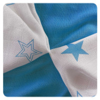 Bambusowe pieluchy XKKO BMB 30x30 - Cyan Stars MIX