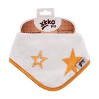 Bandanka bambusowa XKKO BMB - Orange Stars 3x1szt. (Hurtowe opak.)