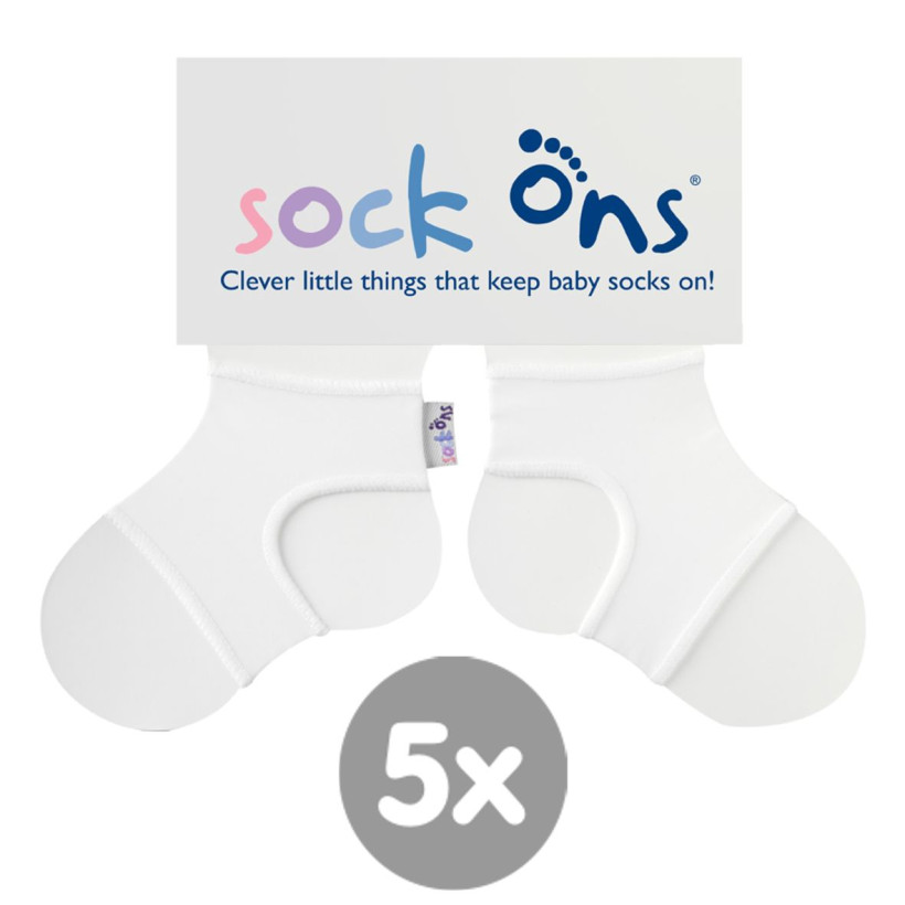 Sock Ons Classic - White 5x1para (Hurtowe opak.)