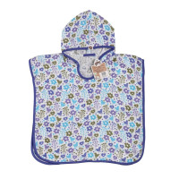 Ponczo bambusowe XKKO BMB - Flowers&Birds Boys Rozmiar 2
