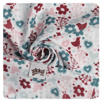 Bambusowe pieluchy XKKO BMB 70x70 - Flowers&Birds Girls MIX 10x3st. (Hurtowe opak.)