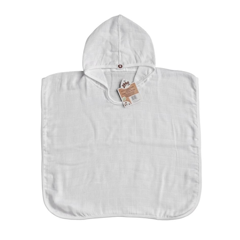Ponczo bambusowe XKKO BMB - White Rozmiar 2