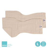 SENEO Wkładki chłonne Twill o anatomicznym kształcie - 2Szt. Rozmiar L