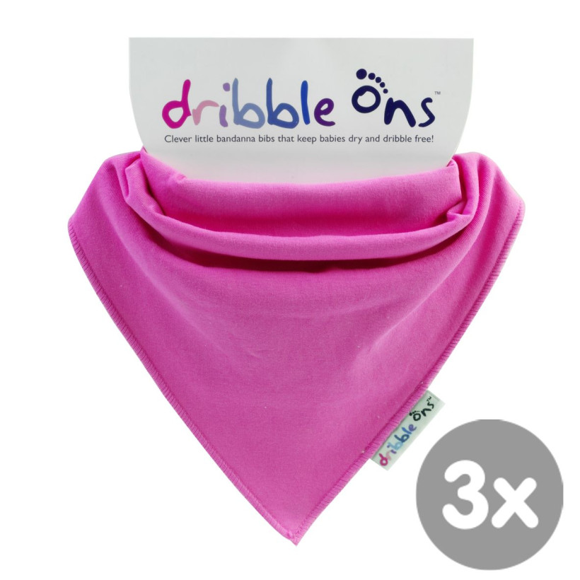 Dribble Ons Classic - Fuchsia 3x1szt. (Hurtowe opak.)