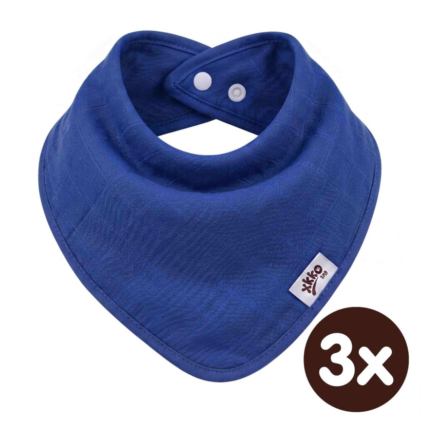 Bandanka bambusowa XKKO BMB - Ocean Blue 3x1szt. (Hurtowe opak.)