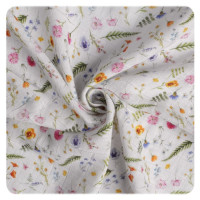 Bambusowy ręcznik z  kapturem XKKO BMB 90x90 - Summer Meadow 5x1szt. (Hurtowe opak.)