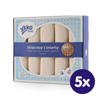 Pieluszki XKKO Organic 80x80 - Stare Czasy Natural 5x5szt. (Hurtowe opak.)
