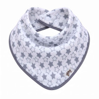 Bandanka bambusowa XKKO BMB - Little Stars Silver