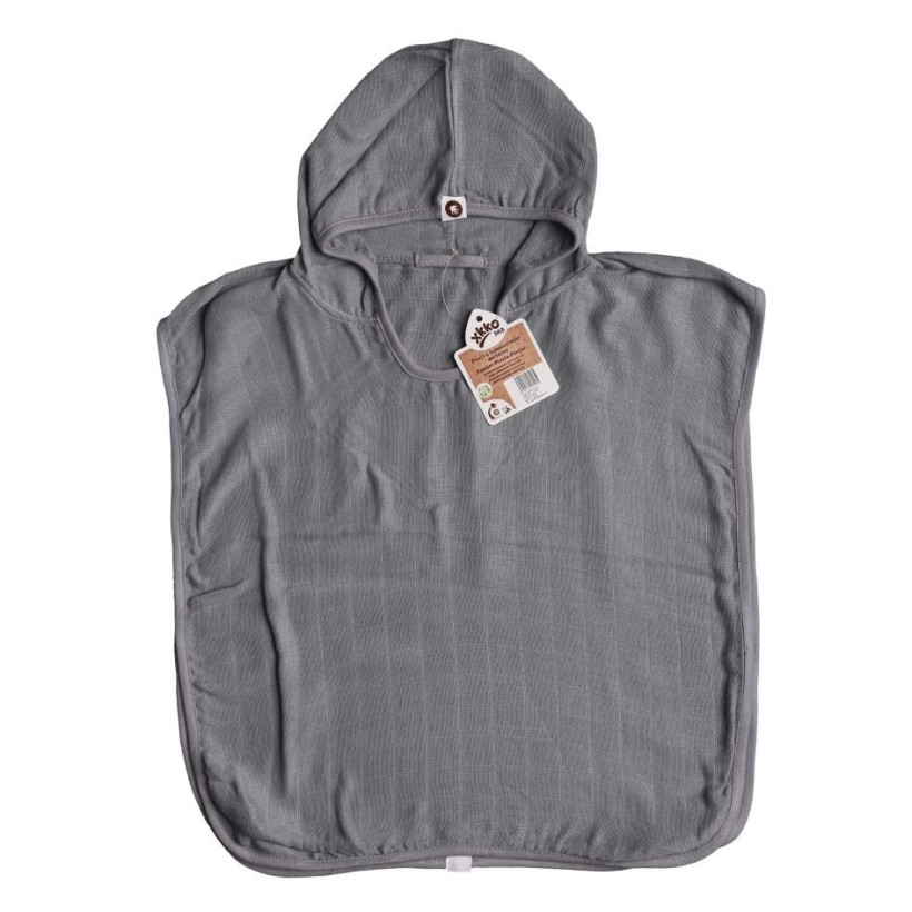 Ponczo bambusowe XKKO BMB - Silver Rozmiar 2