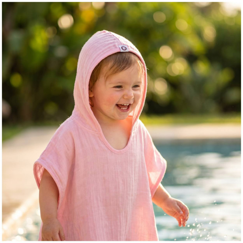 Ponczo bambusowe XKKO BMB - Baby Pink